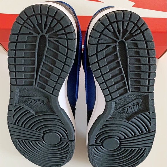 Nike Dunk Low Black Midnight Navy Wmns 7.5 - Picture 7 of 10